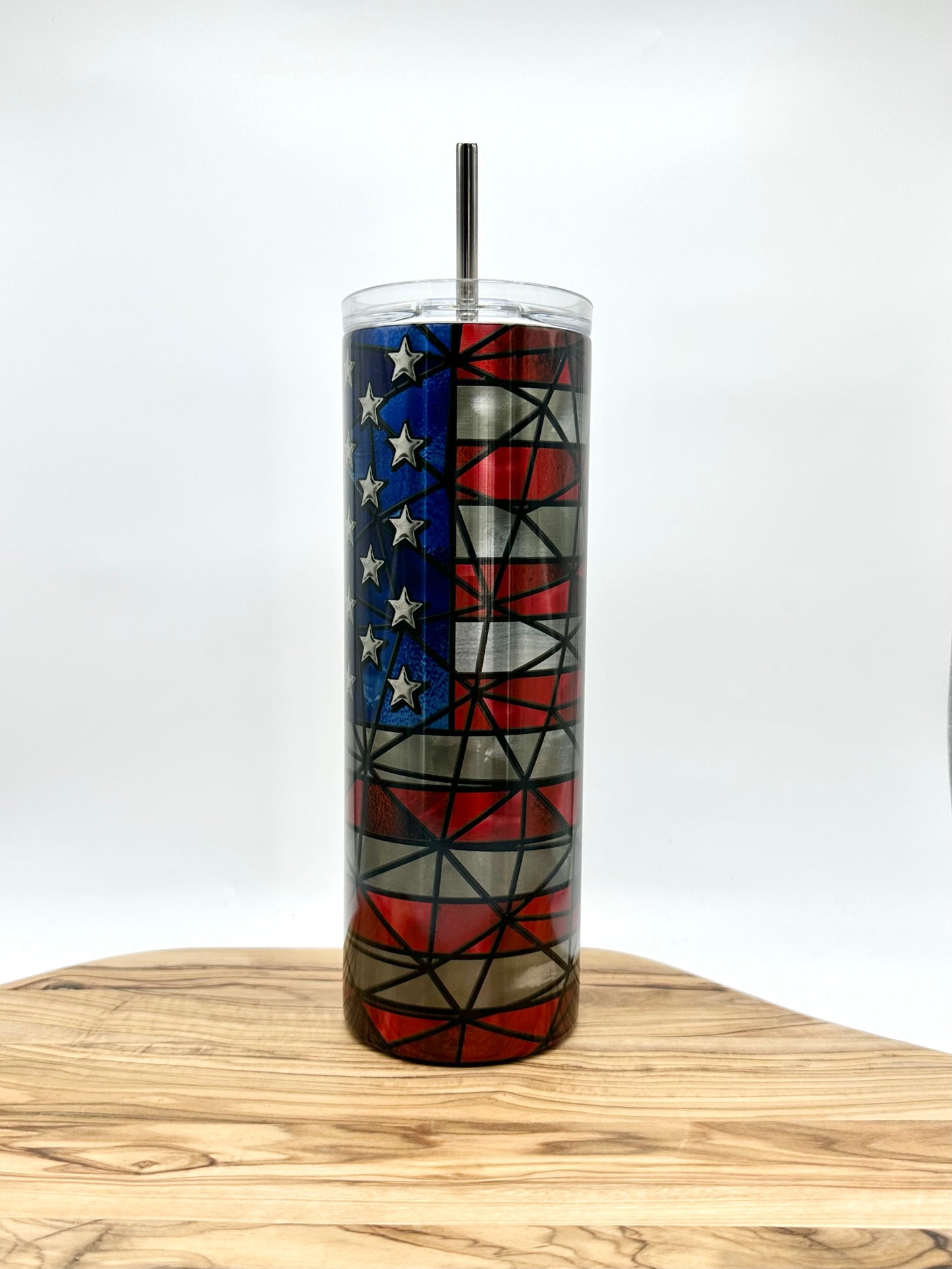 American Flag Stainless Steel Tumbler