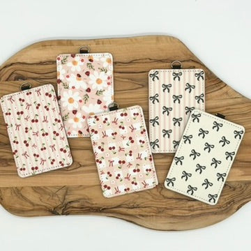 Cherries, Bows & Daisies Badge Holders