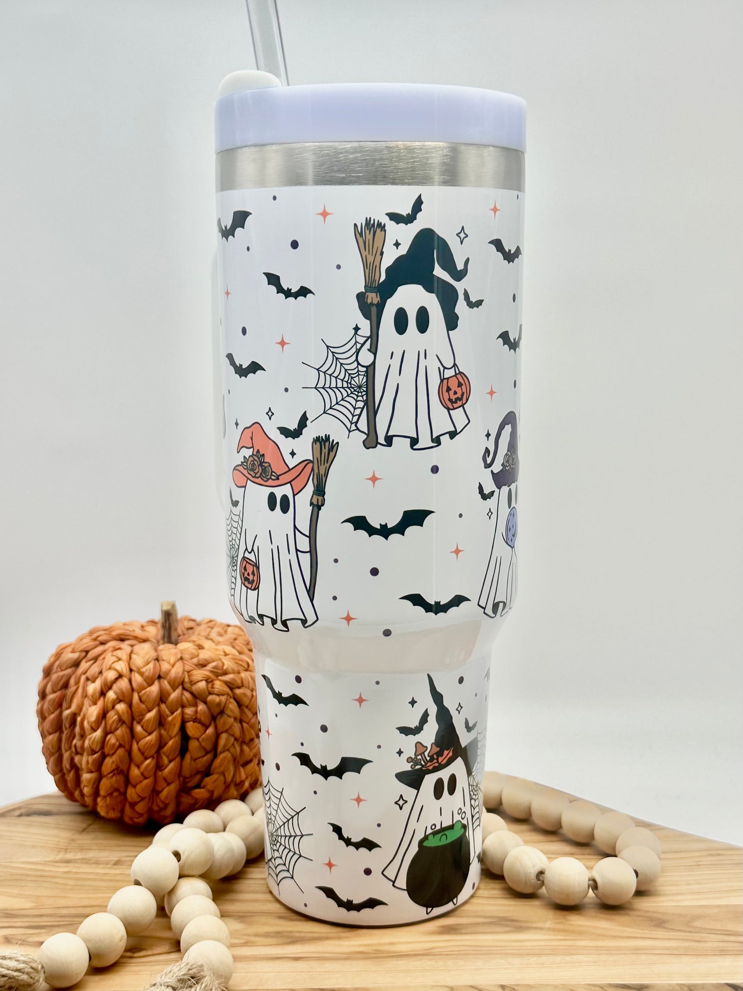 40oz Halloween Ghost Tumbler