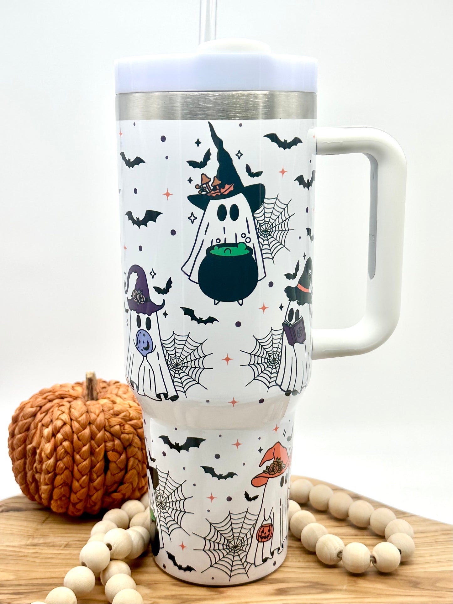 40oz Halloween Ghost Tumbler