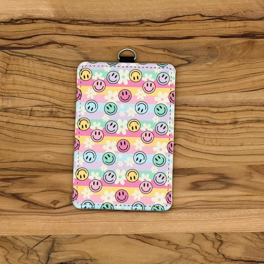 Colorful Retro Badge Holders