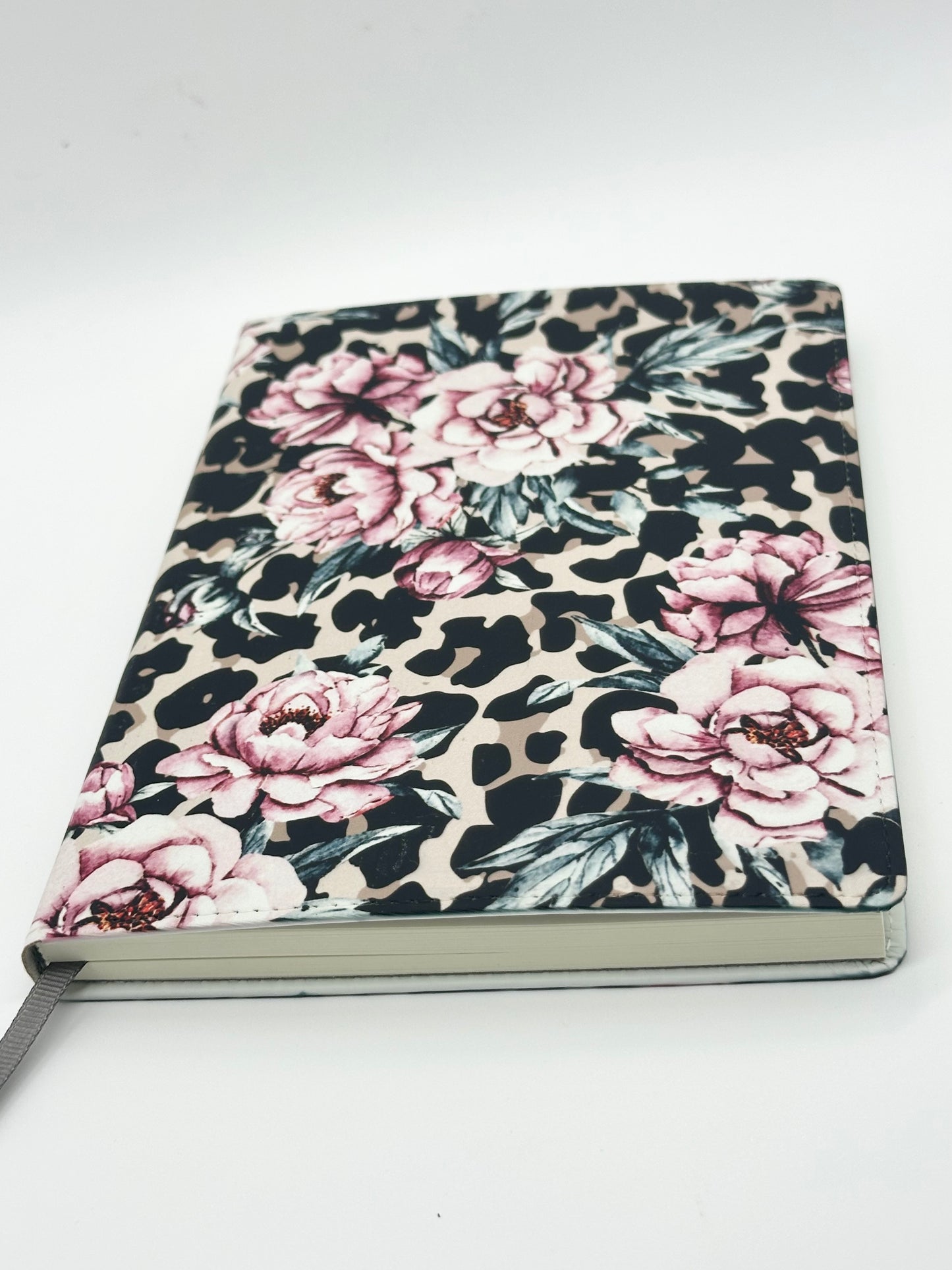 Peony Leopard Print Journal