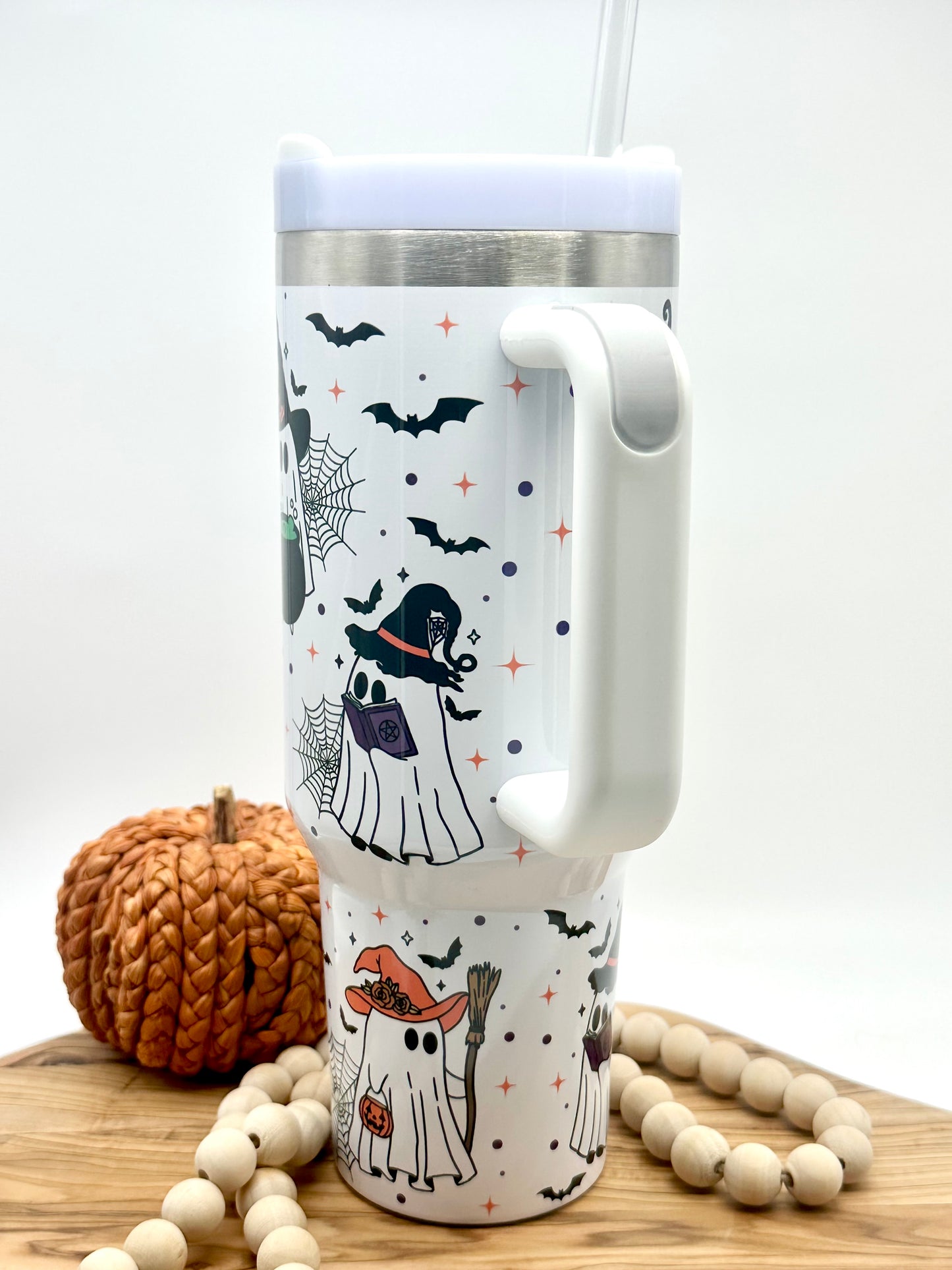 40oz Halloween Ghost Tumbler