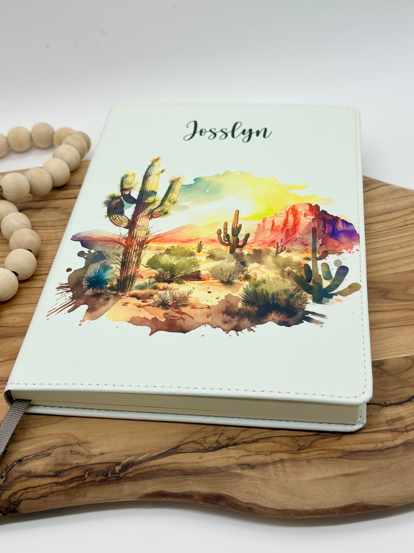 Personalized Desert Themed Journal