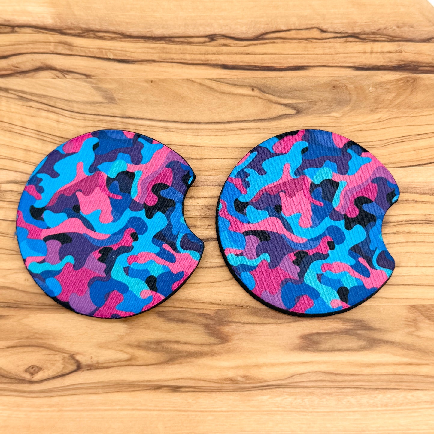 Camo Car Coasters