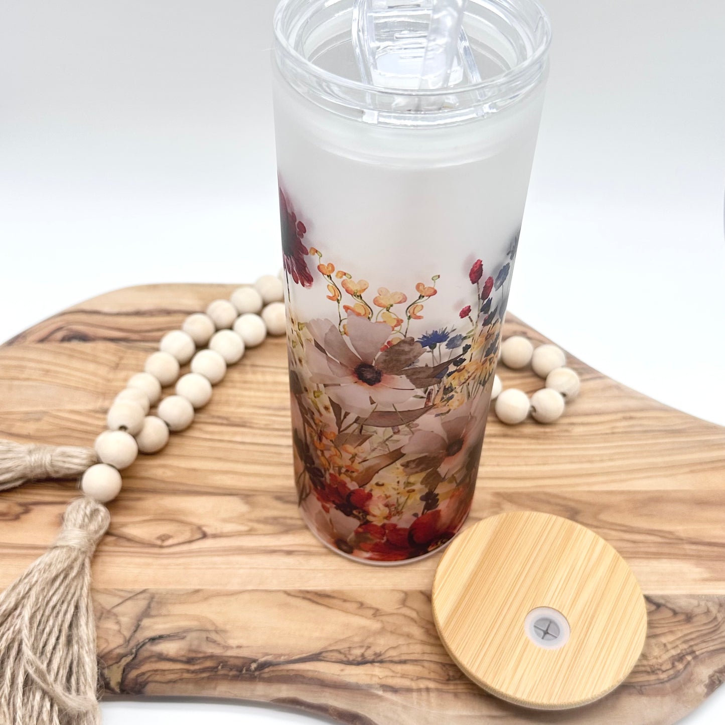 20oz Personalized Wildflower Tumbler