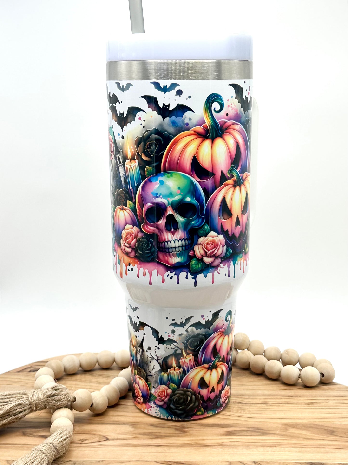 40oz Halloween Themed Tumbler