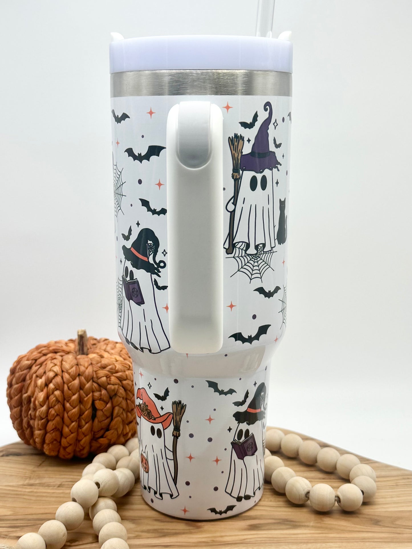 40oz Halloween Ghost Tumbler