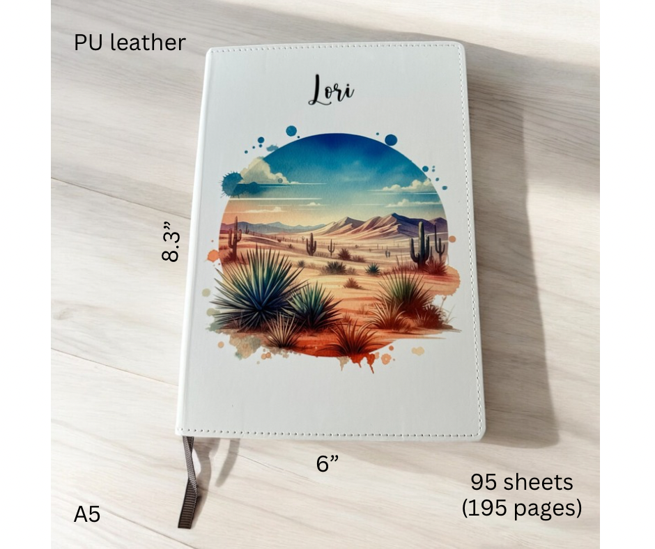 Personalized Desert Journal