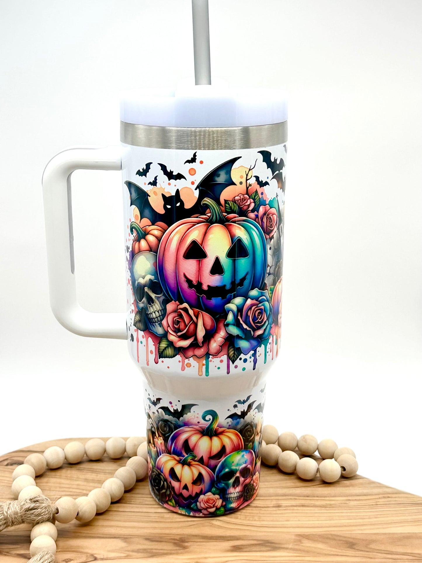 40oz Halloween Themed Tumbler