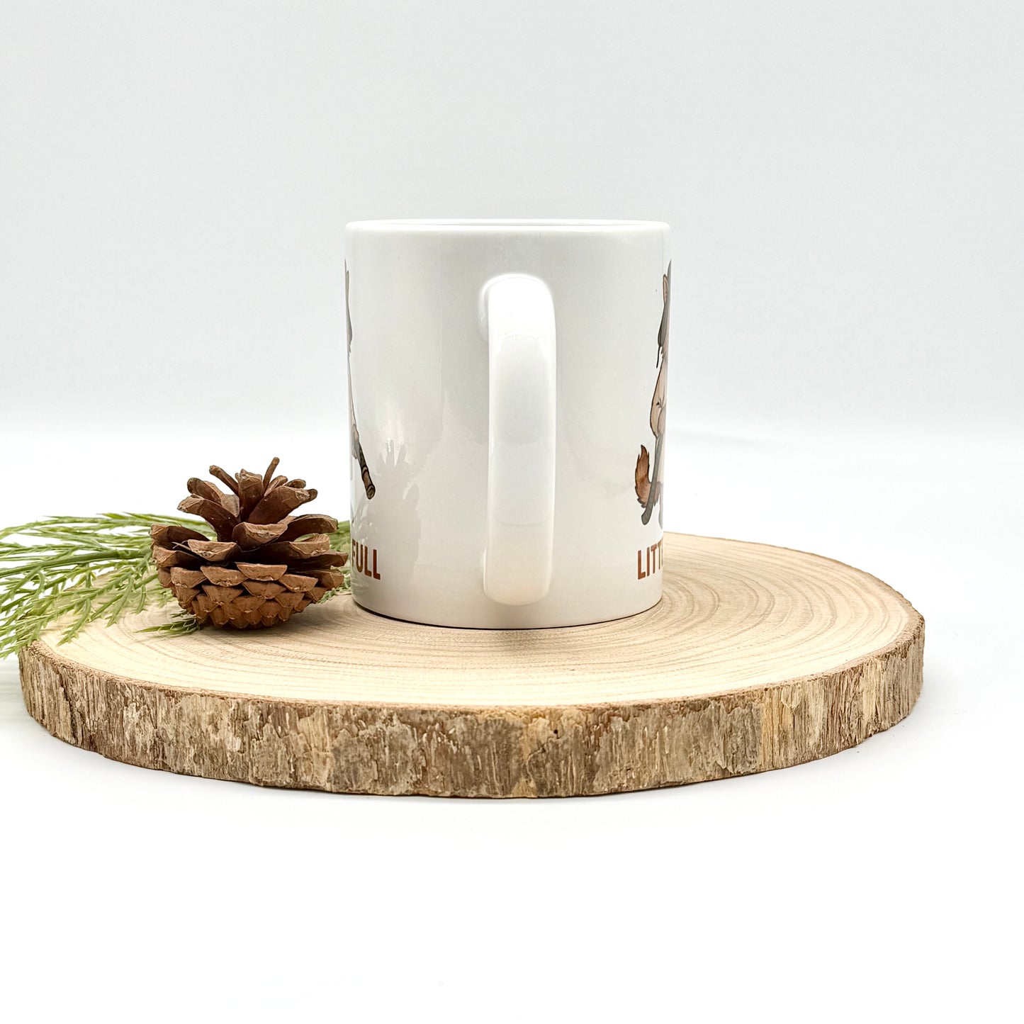 “Litters Full” Funny Cat Christmas Mug - 12oz Ceramic Coffee Cup