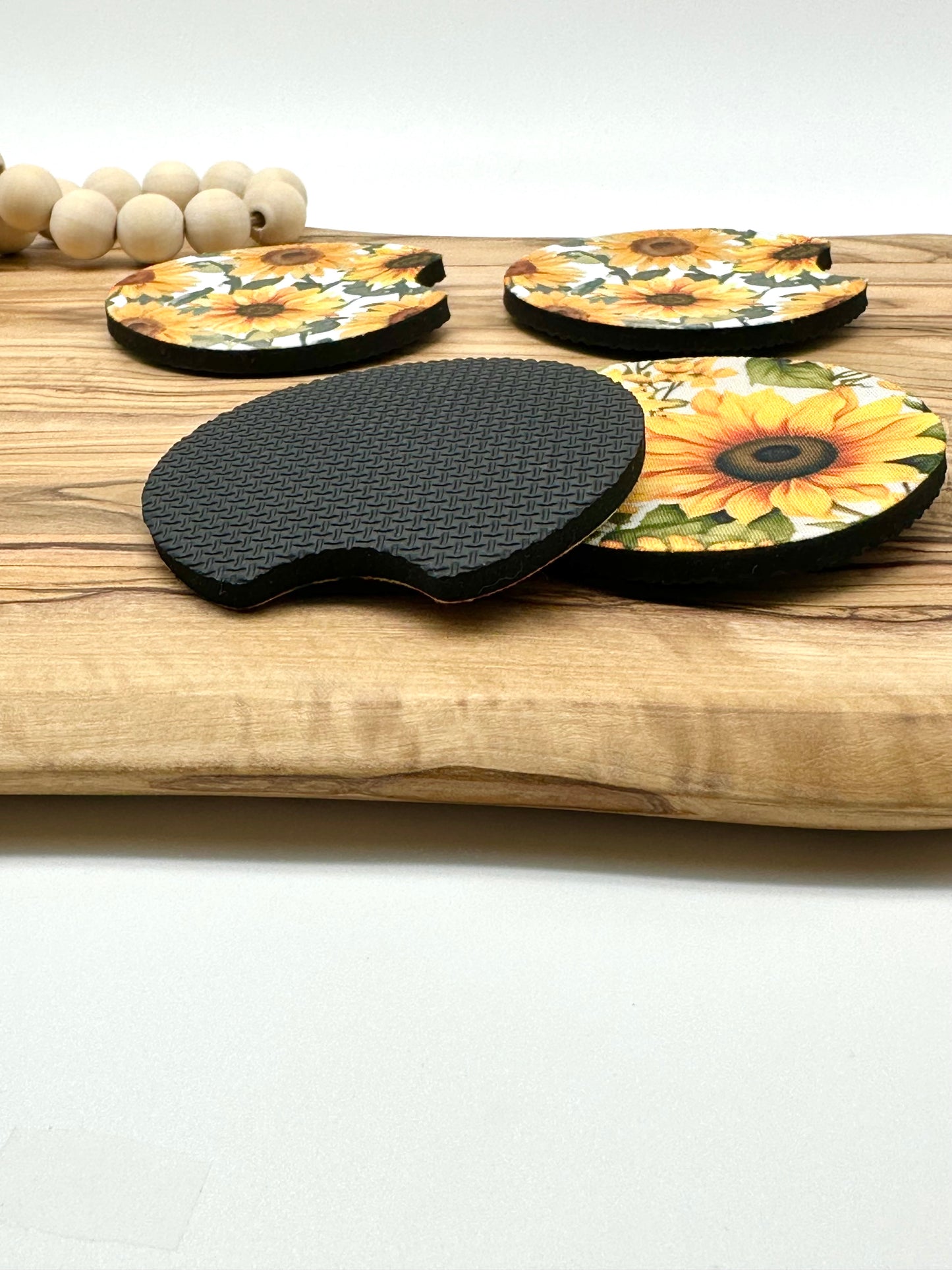 Sunflower Car Coasters