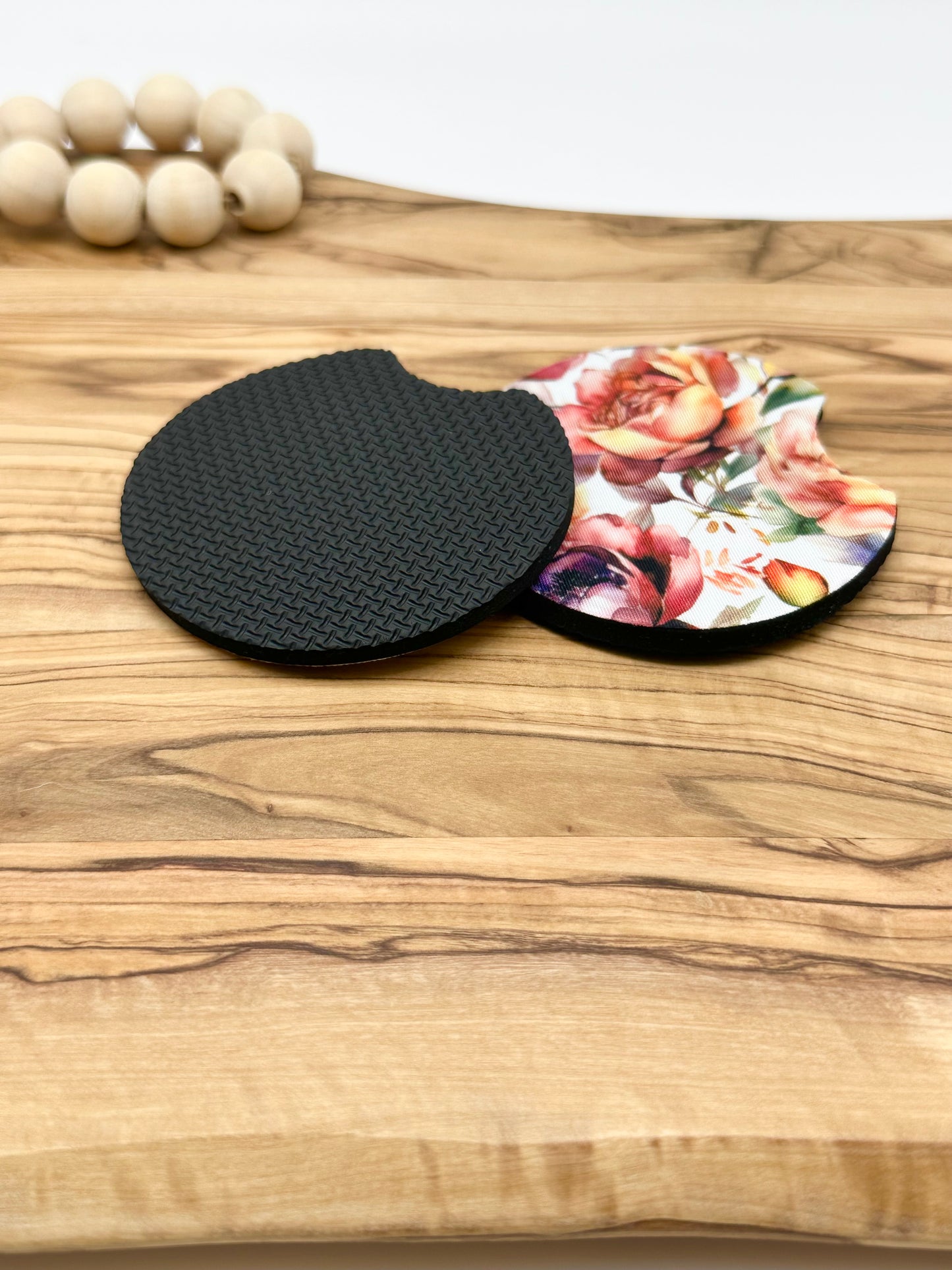 Floral Car Coasters