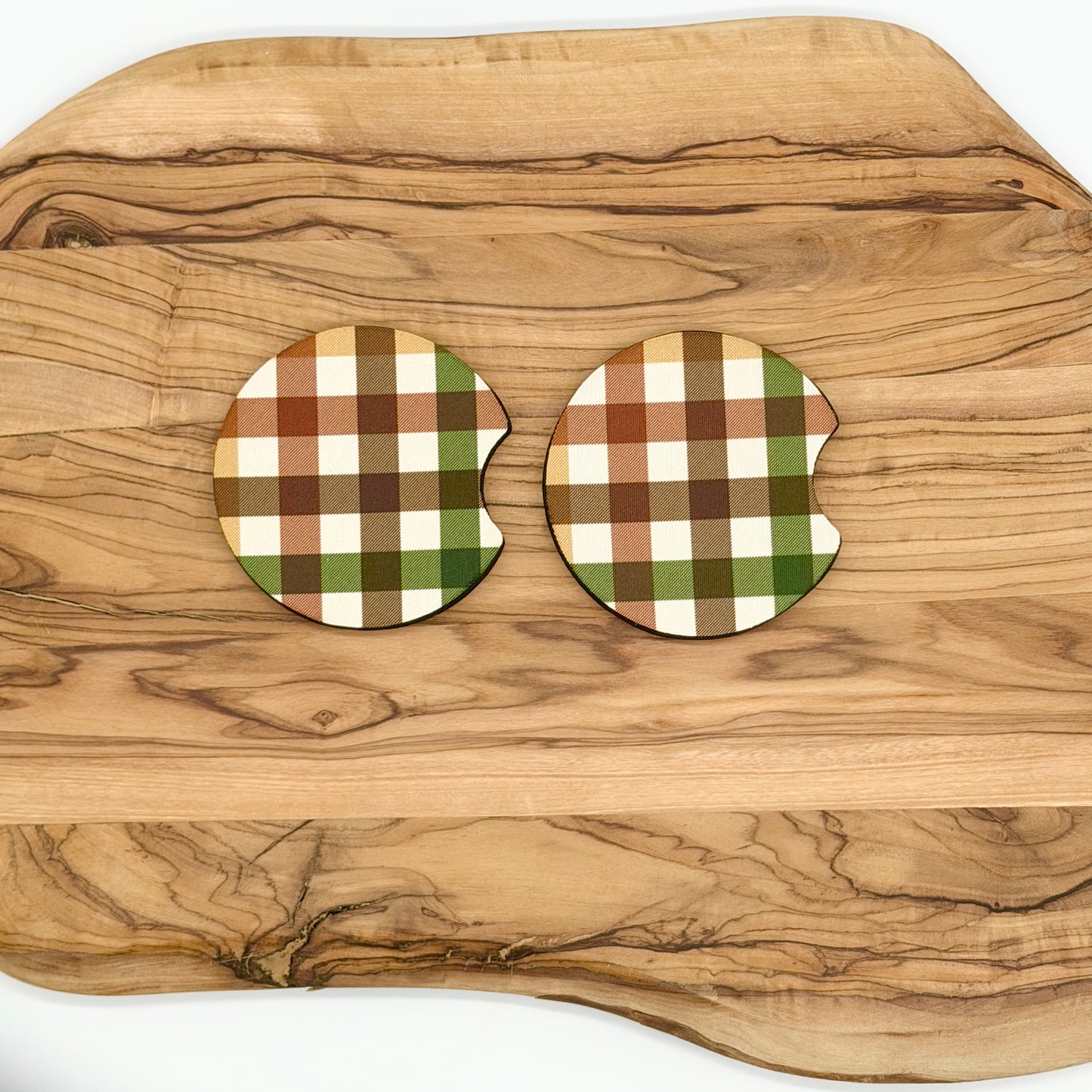 Flannel Car Coasters