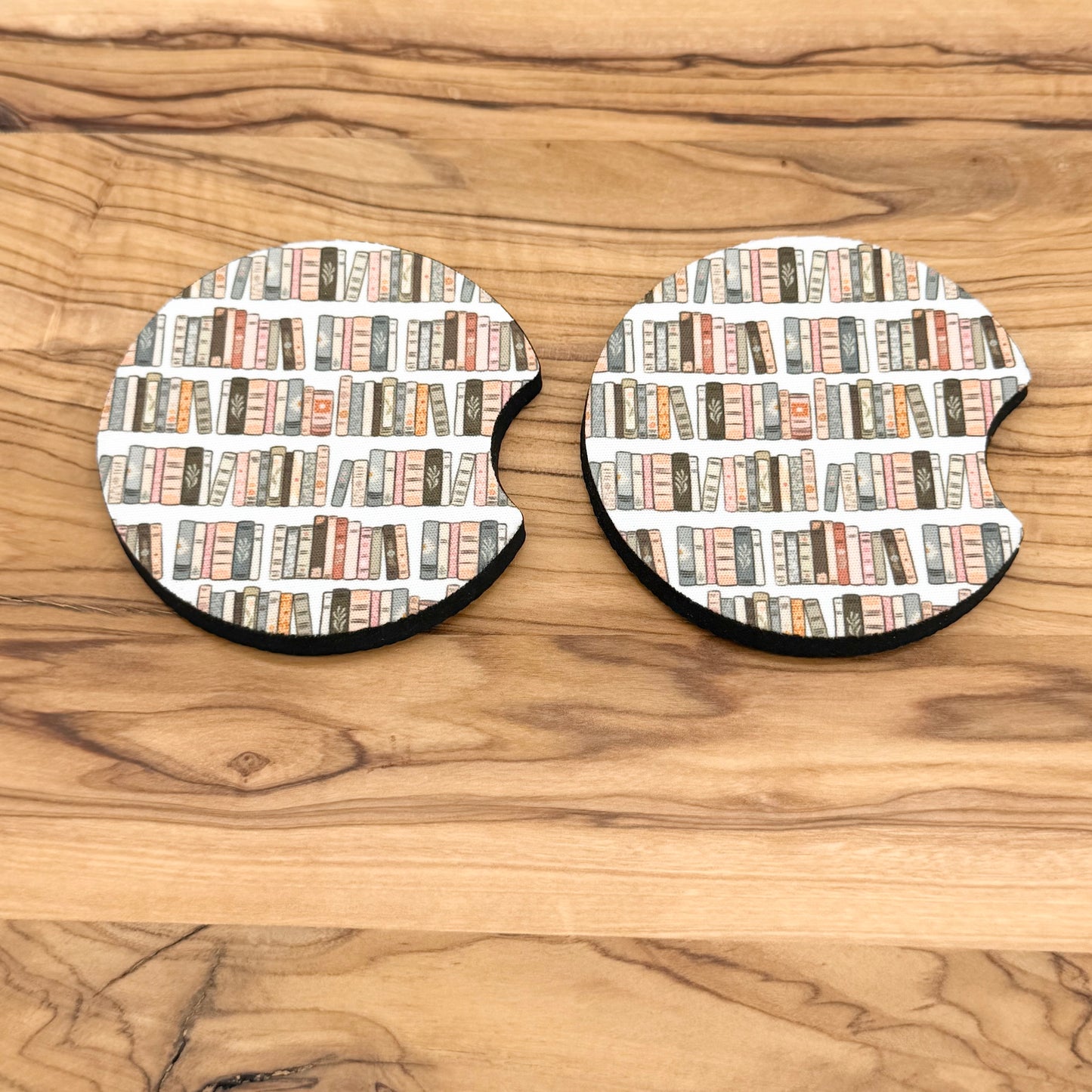 Book Lover Car Coasters