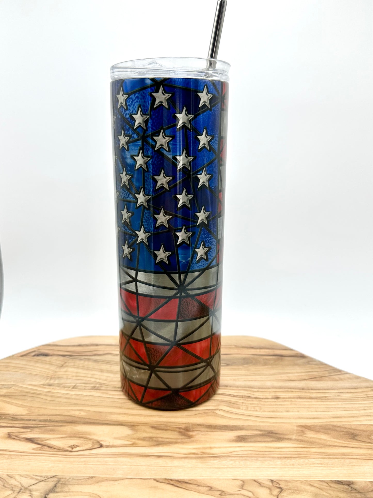 American Flag Stainless Steel Tumbler