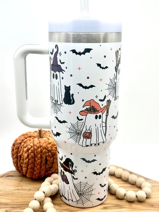 40oz Halloween Ghost Tumbler