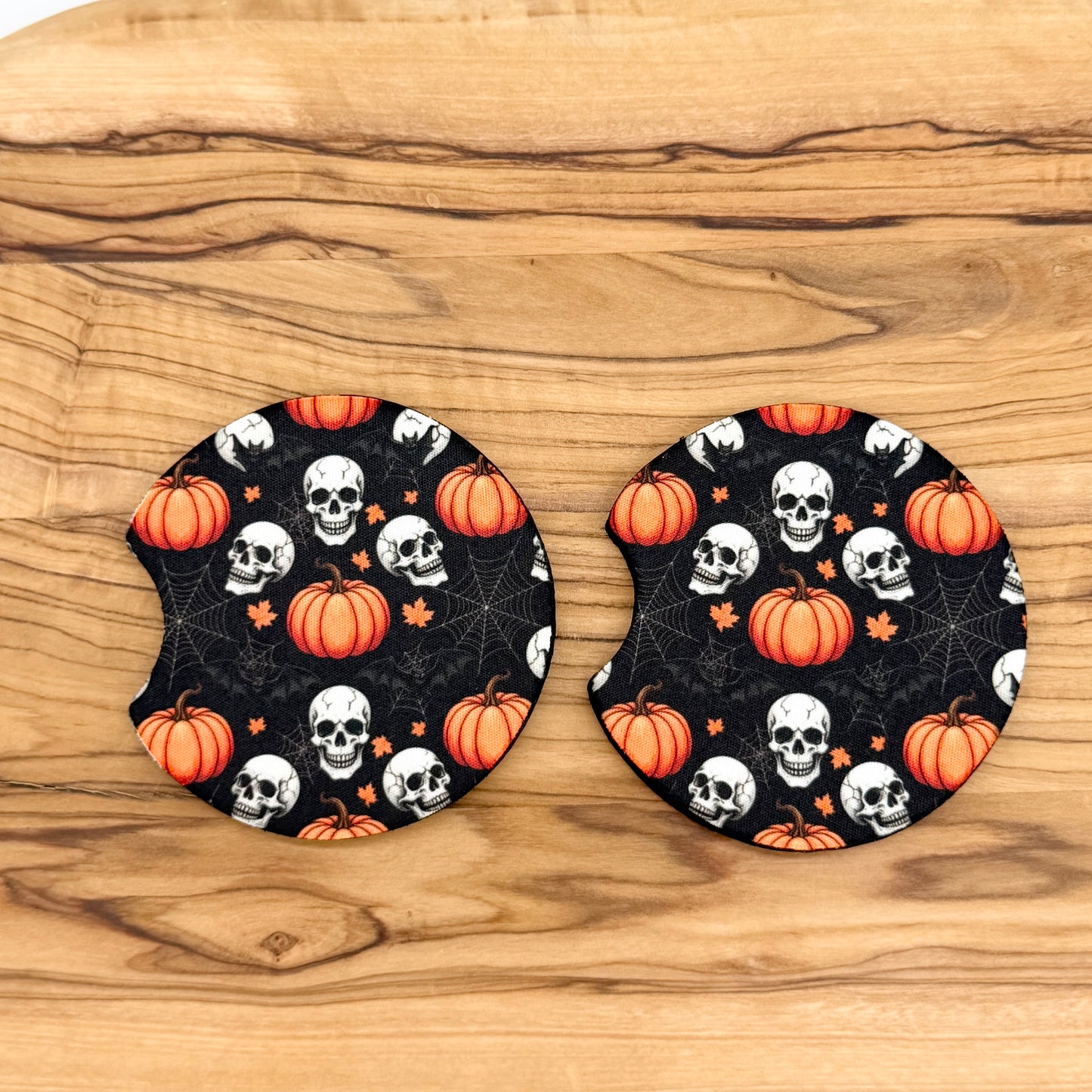 Halloween Themed Car Coasters