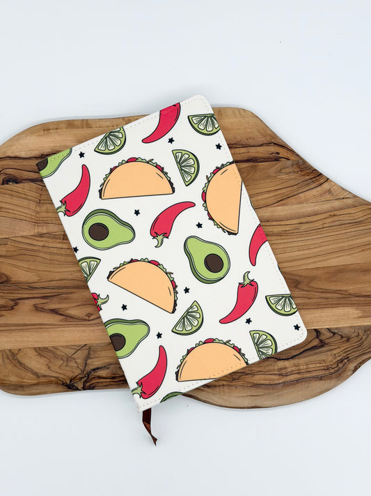 Taco and Avocado A5 Lined Journal