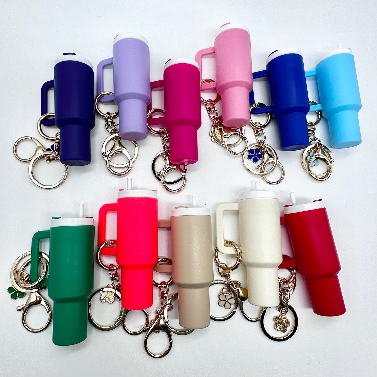 Mini Tumbler Keychain Lip Gloss Holder