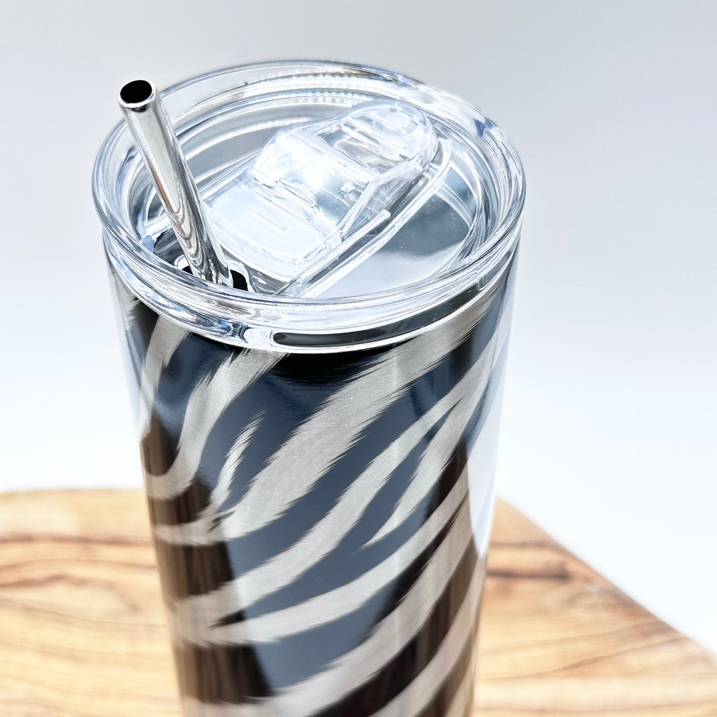 Insulated Stainless Steel Animal Print Tumbler