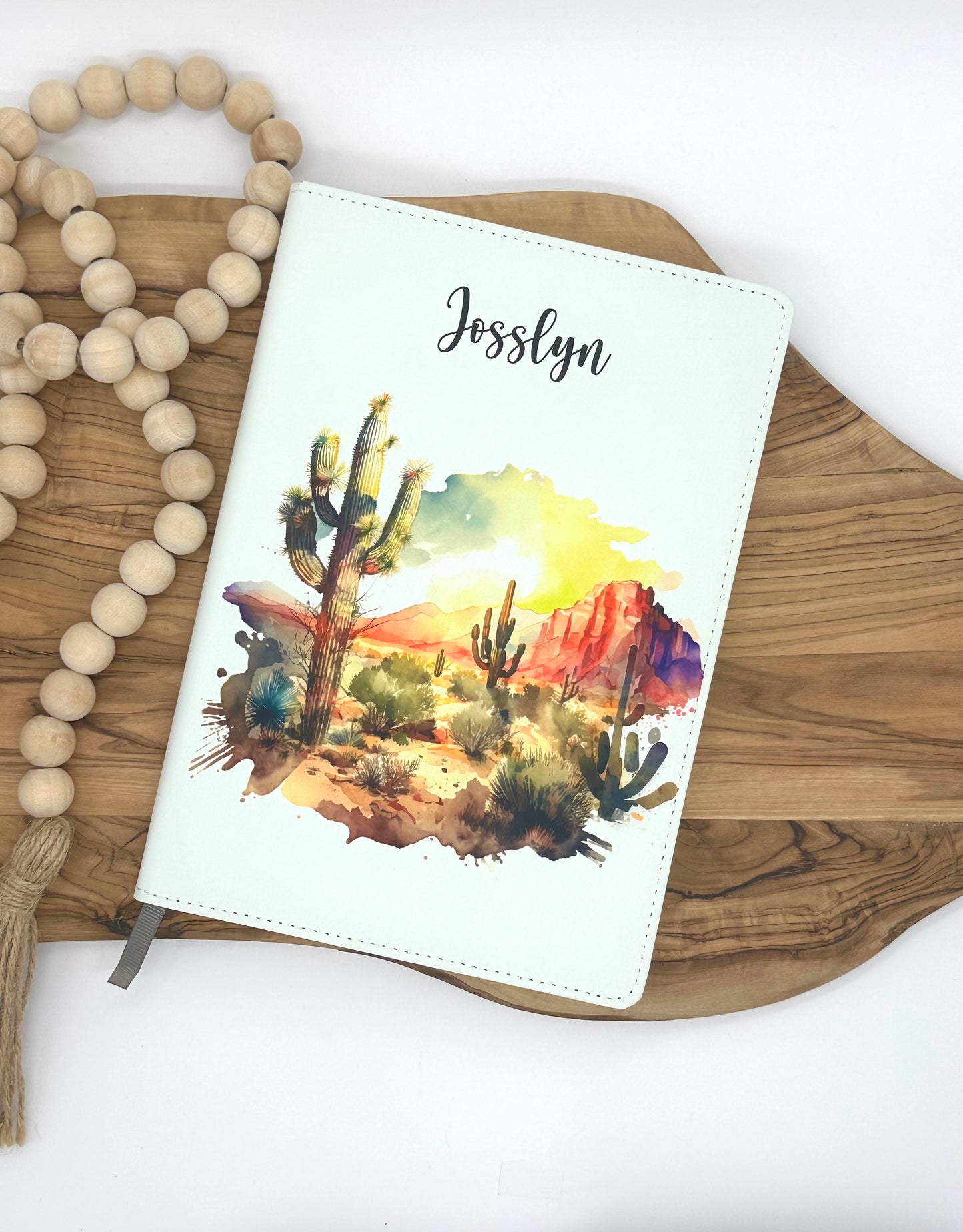 Personalized Desert Themed Journal