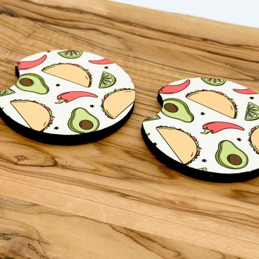 Taco Car Coasters