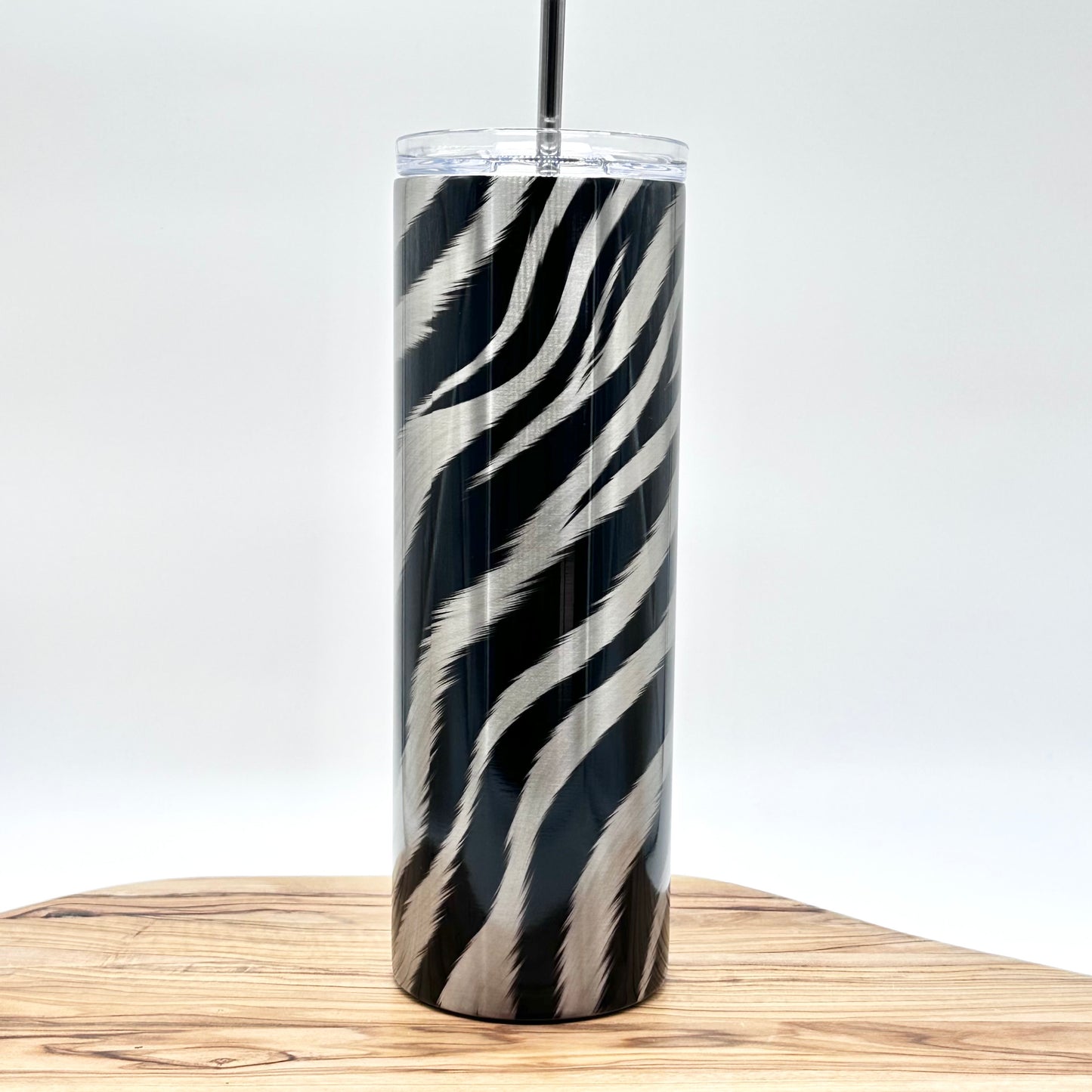 Insulated Stainless Steel Animal Print Tumbler