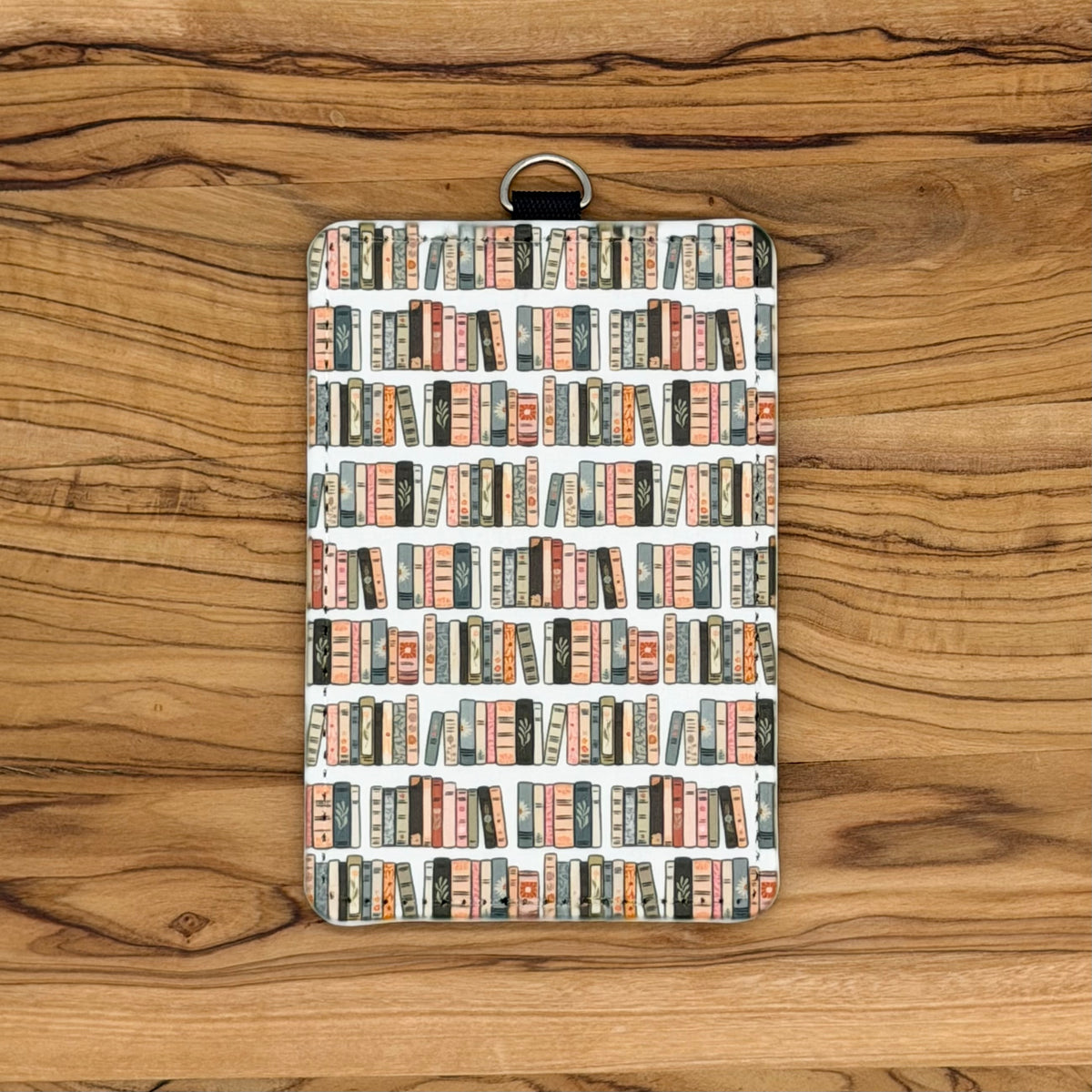 Teacher & Book Lover Badge Holders – Books, Pencils & School Supplies