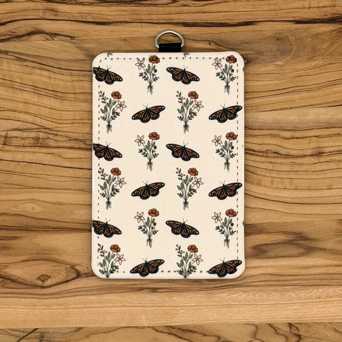 Floral Badge Holders – Butterfly, Wildflowers & Christian Cross
