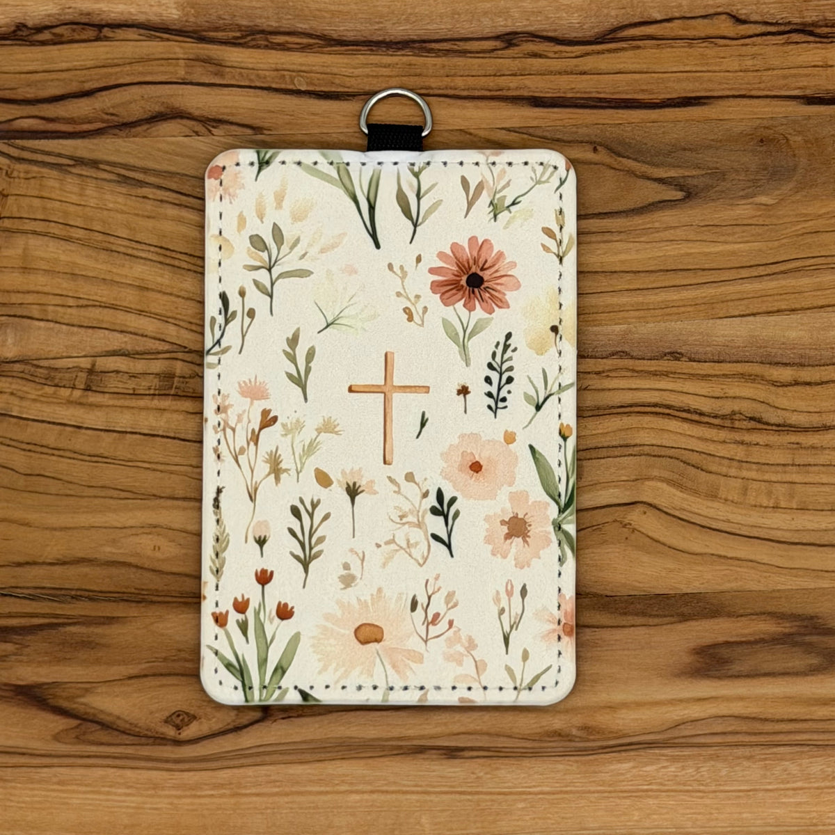 Floral Badge Holders – Butterfly, Wildflowers & Christian Cross