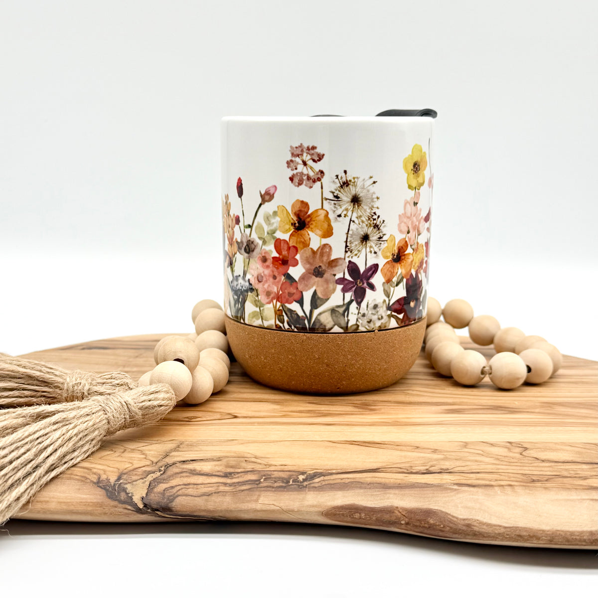 12oz Dandelion Meadow Cork Bottom Coffee Mug
