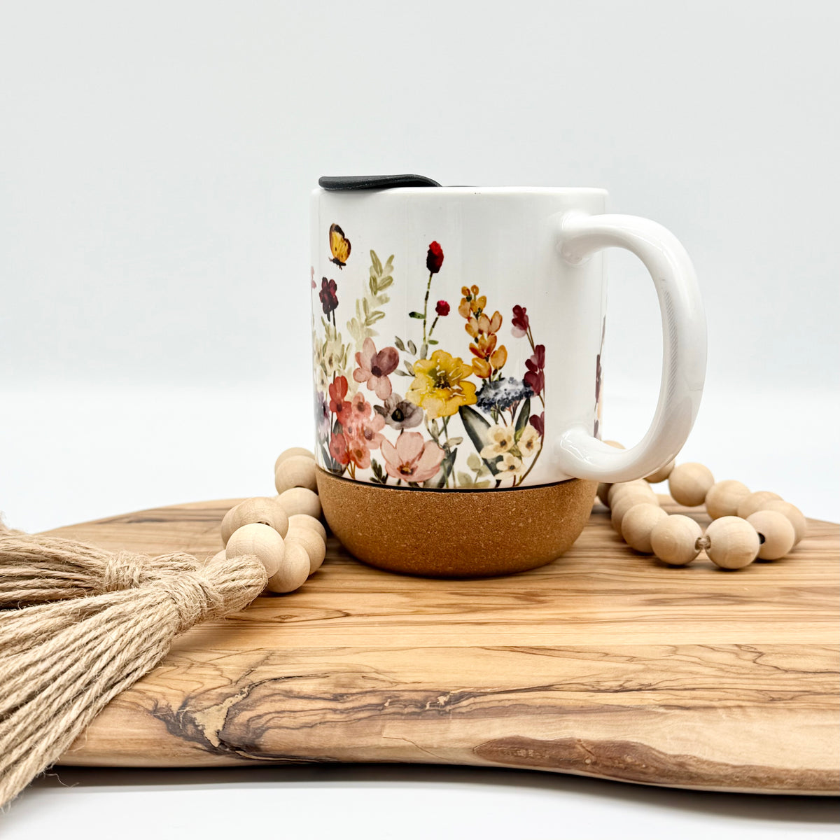 12oz Dandelion Meadow Cork Bottom Coffee Mug