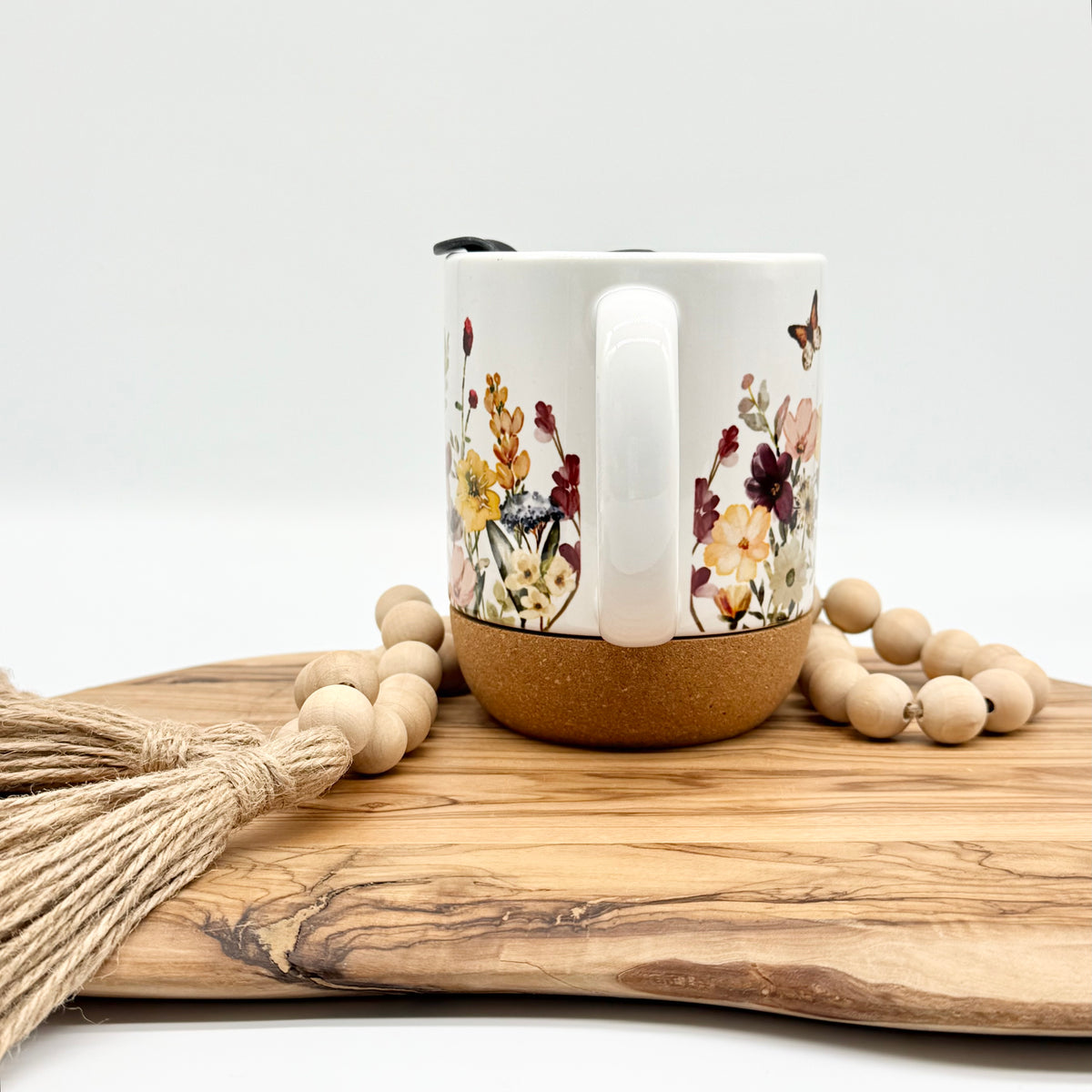 12oz Dandelion Meadow Cork Bottom Coffee Mug