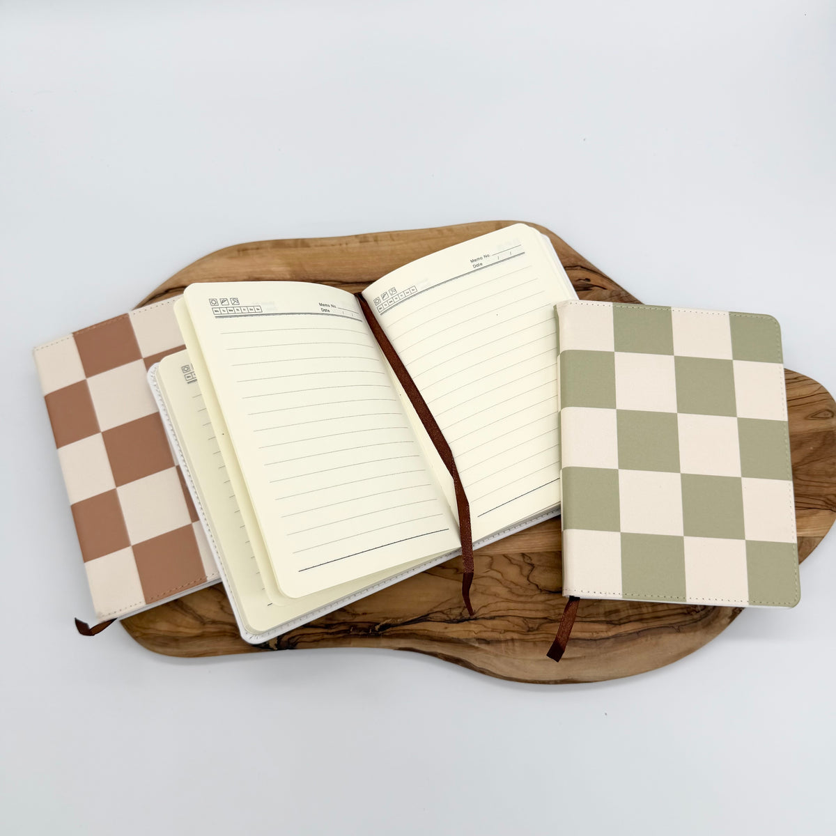 Checkered Mini Journal