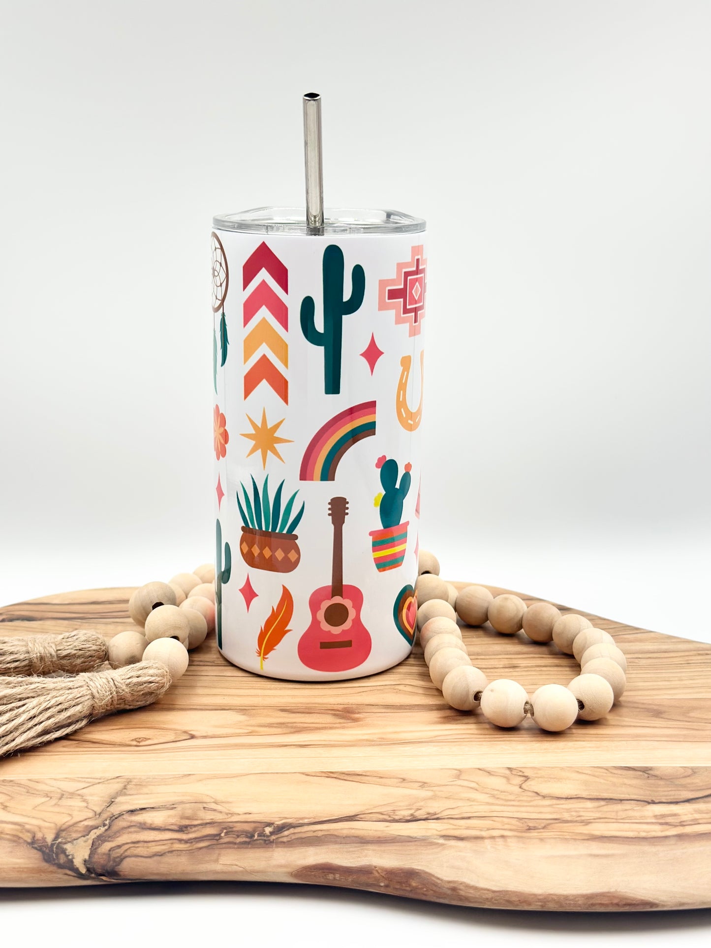 Personalized Kids Tumbler – 15oz Insulated Stainless Steel Cup with Straw
