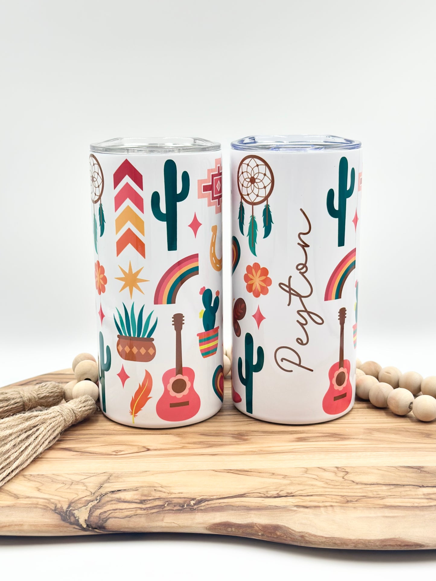 Personalized Kids Tumbler – 15oz Insulated Stainless Steel Cup with Straw
