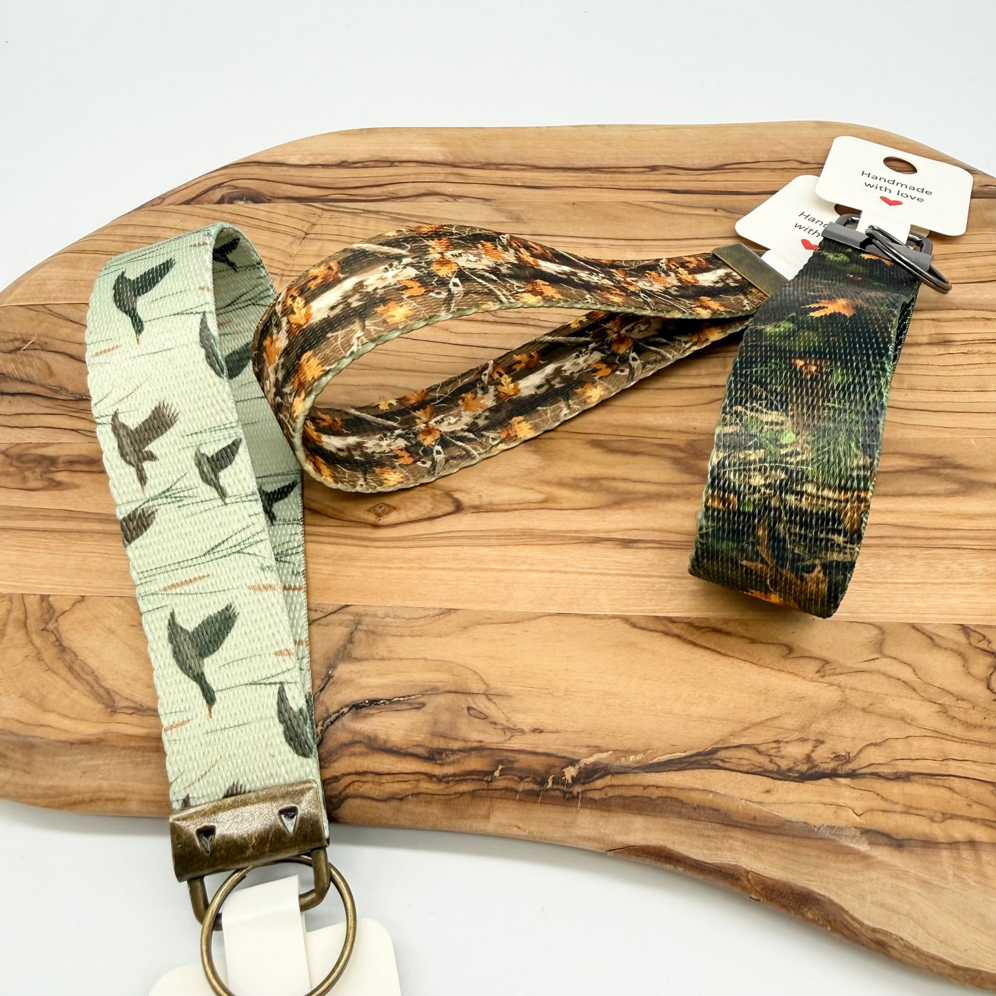 Nature-Inspired Wristlet Keychains – Forest, Bigfoot, Wildlife, and Outdoorsy Prints
