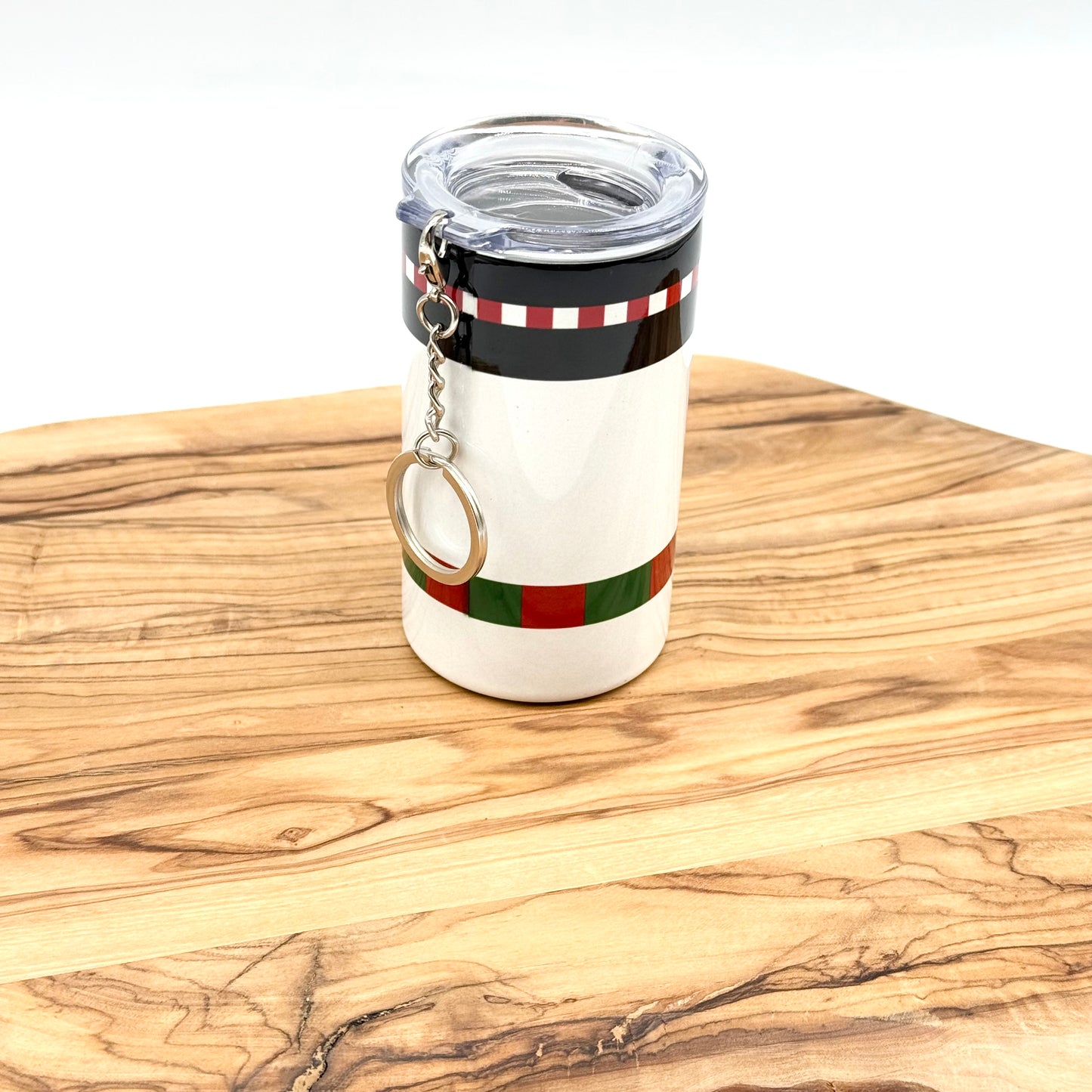 Mini Christmas Tumbler Keychain Shot Glasses – 3oz Insulated