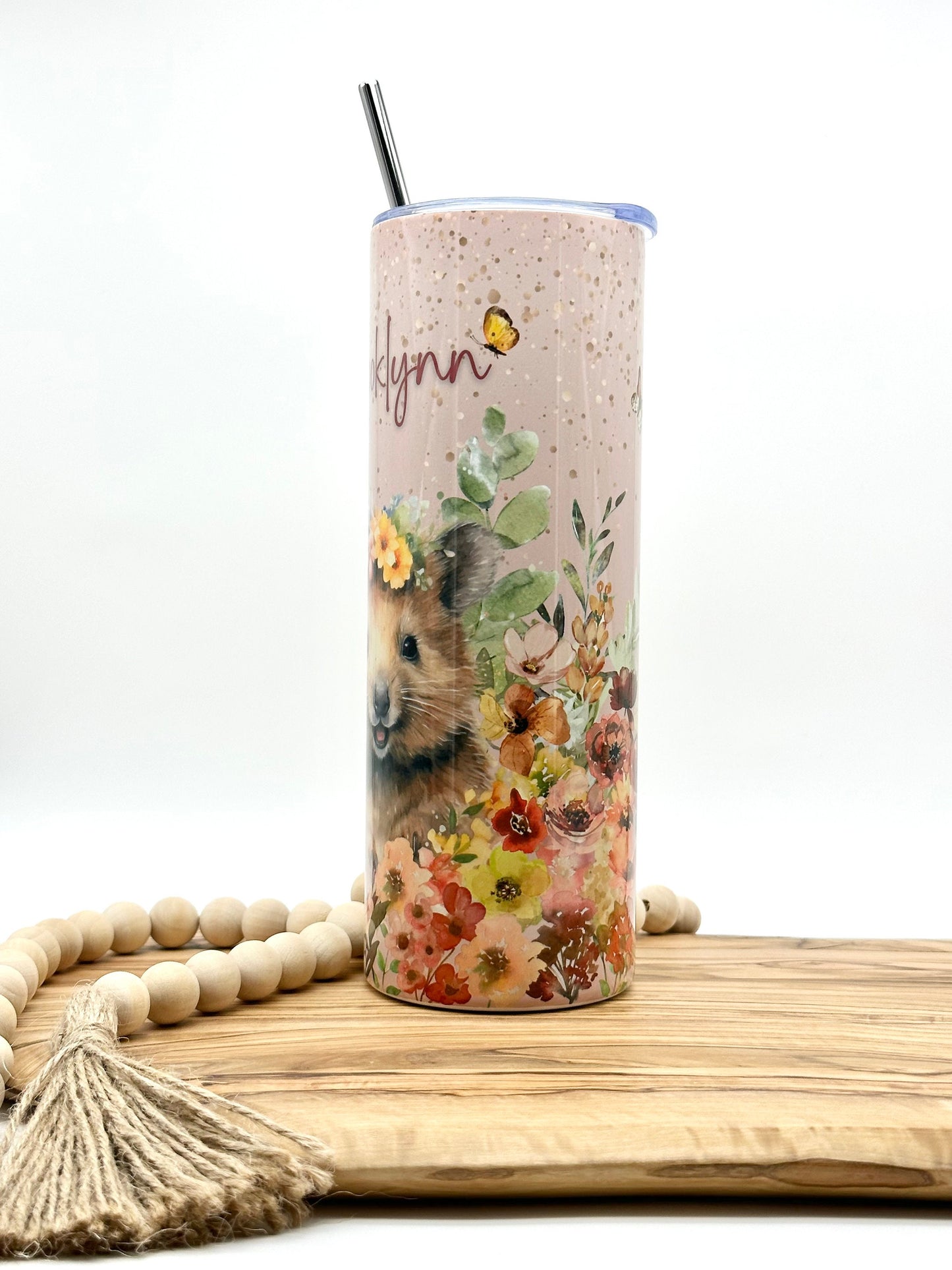 Personalized Quokka Tumbler - 20oz Insulated Stainless Steel Tumbler