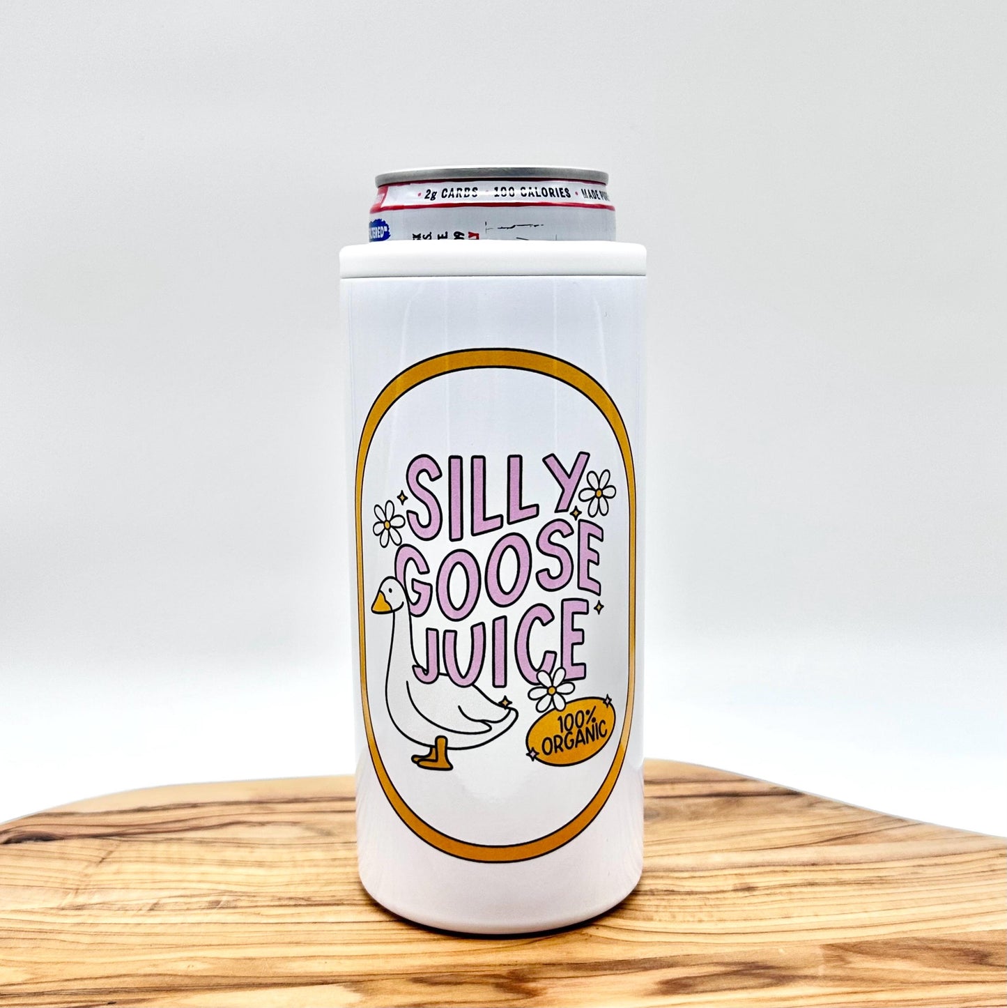 Slightly Imperfect Silly Goose Juice Slim Can Cooler