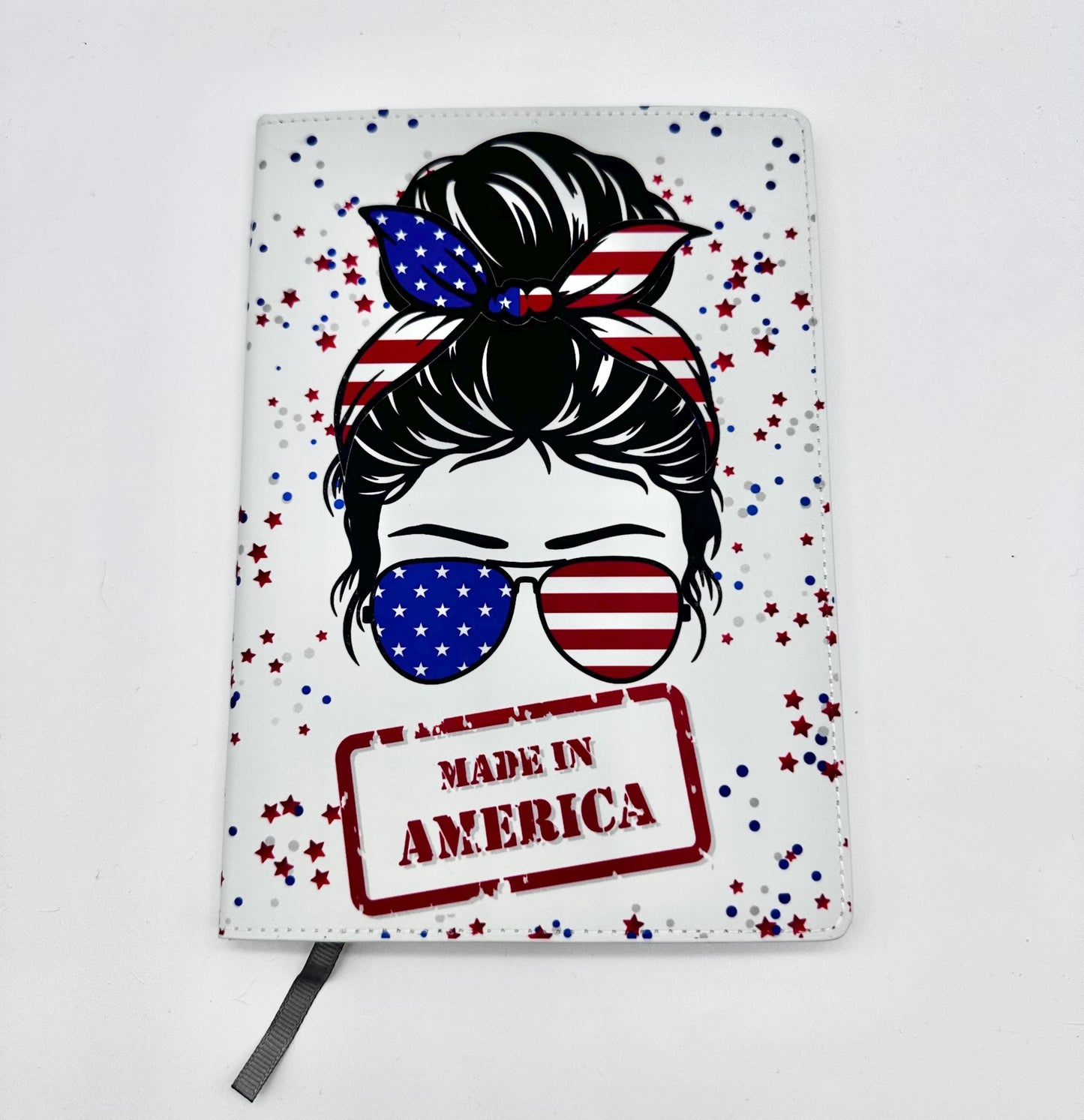 Made in America Notebook, Patriotic A5 Journal