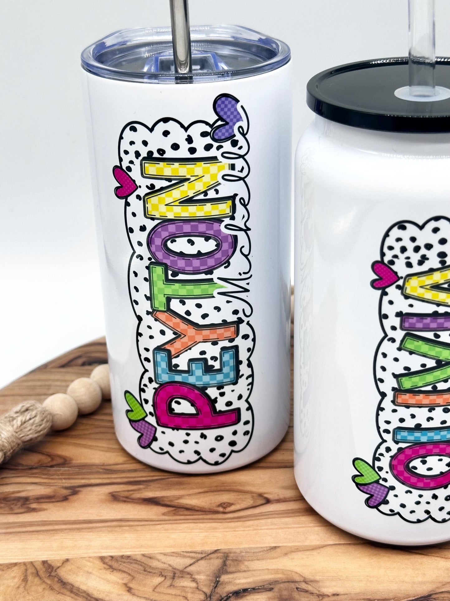 Personalized Kids Water Bottle Tumbler - Insulated Stainless Steel Drinkware for Kids