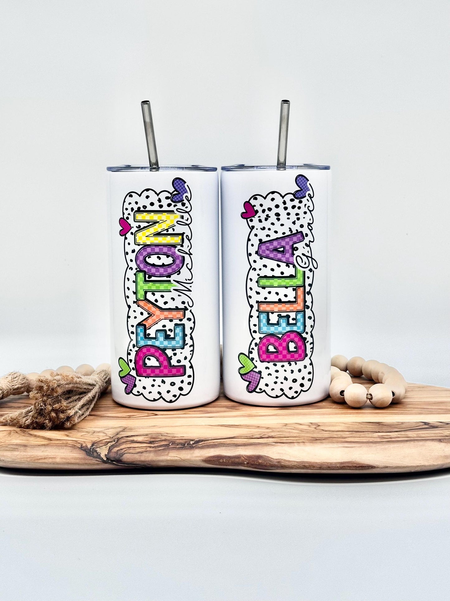 Personalized Kids Water Bottle Tumbler - Insulated Stainless Steel Drinkware for Kids